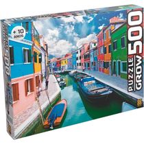 Quebra-cabeça Puzzle 500 peças - Canal de Burano