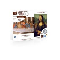 Quebra-cabeça – Combo 1000 + 1500 peças – Monalisa e A Última Ceia (Leonardo da Vinci)