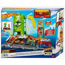 Hot Wheels Pista City Conjunto Posto Recarga HTN79 - Mattel