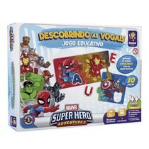 Jogo Educativo - Descobrindo as Vogais Marvel - Mimo Toys