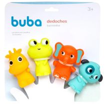 Kit Dedoches Turminha Animais Divertidos Bebê - Buba