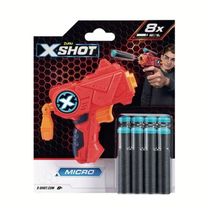 Lançador Xshot Red Micro 8 Dardos - Candide