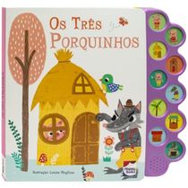 Livro Encantos Sonoros Três Porquinhos- Happy Book