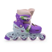 Patins Inline Roxo Prata 30 ao 33 - Fênix