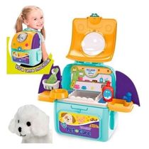 Pet Shop Care Playset 2 Em 1 Adotados Cachorrinho Branco Fun