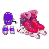 Patins da Barbie Ajustável M2 33 ao 36 - Fun Toys