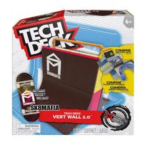 Tech Deck - Pista Vert Wall 2.0 - Skate de Dedo - Sunny