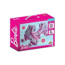 Patins Barbie 04 rodas - Tamanho 35/36 - Fun