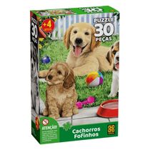 Quebra-cabeça - 30 peças - Cachorros fofinhos