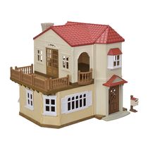 Playset - Sylvanian Families - Casa Telhado Vermelho - Sótão Secreto - Epoch