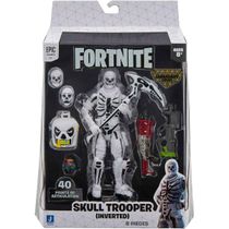 Boneco Skin Patrulheiro Caveira (Invertido) 15cm - Fortnite