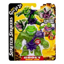 Boneco Elástico Rock Jaw de 10cm Goo Jit Zu Stretch Strikers