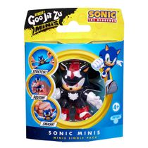 Mini Boneco Elástico do Shadow (Novo) - Goo Jit Zu Sonic