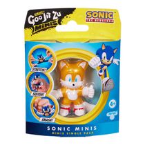 Mini Boneco Elástico do Tails (Novo) - Goo Jit Zu Sonic