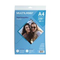 Papel Fotográfico Glossy A4 230g 20 Folhas - PE042 PE042