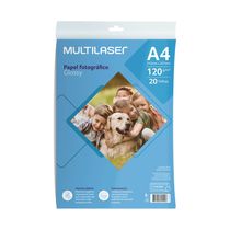 Papel Fotográfico Glossy A4 120g 20 folhas Multi - PE034 PE034