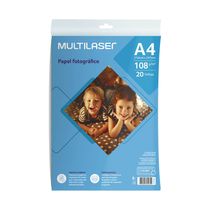 Papel Fotográfico Matte A4 108g 20 Folhas Multi - PE044 PE044