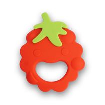 Mordedor de Silicone Funny Fruit Morango Multikids Baby - BB1232 BB1232