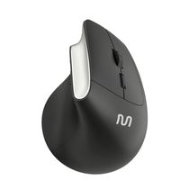 Mouse Sem Fio Ergonomico Vertical Clique Silencioso 1600dpi Preto Multi - MO384 MO384