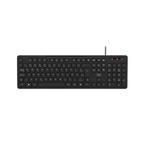 Teclado Com Fio  Multimídia Cabo de 180cm Teclas Redondas USB Preto - TC294 TC294