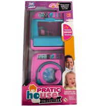 Kit Lava Roupas e Lava Louças Infantil - Pratic House Collection - Zuca Toys