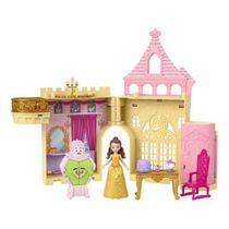 Boneca Princesas Disney com Cenário - Castelo da Bela Hlw94