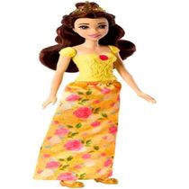 Boneca Princesas Disney - Bela Saia Estampada Hlx31