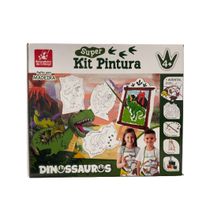 Super Kit Pintura Dinossauros - Brincadeira de Criança