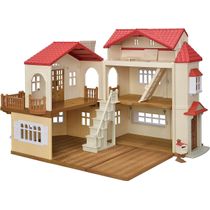 Sylvanian Families - Casa Telhado Vermelho com Luzes - Sotão Secreto 5708