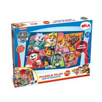 Quebra-Cabeça Puzzle Play 60 Peças Lente Mágica - Patrulha Canina - Elka