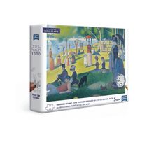 Quebra-Cabeça 1000 Peças - Georges Seurat - Uma Tarde de Domingo Na Ilha de Grande Jatte - Toyster