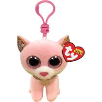 Beanie Boos Clip On - Fiona Gatinha Rosa