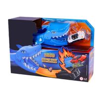 Pista Speedster com Carrinho e Lançador - Shark Jump (azul) - Polibrinq