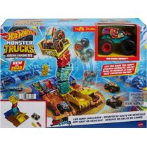 Hot Wheels - Monster Trucks Arena Smashers - Desafio do Salto de Carro - Demo Derby Hnb94