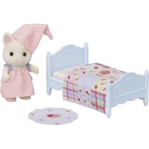 Sylvanian Families - Conjunto Cama Menina Gato Primavera