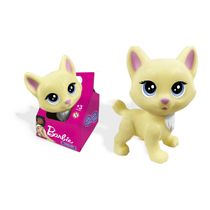 Mini Pet da Barbie Na Casinha - Gata Creme Claro - Pupee