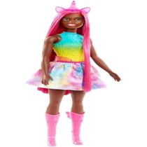 Boneca Barbie Fantasy - Cabelo Longo Dos Sonhos - Negra - Hrr01