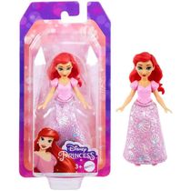 Boneca Princesas Disney - Ariel Mini - Saia Glitter Hlw77