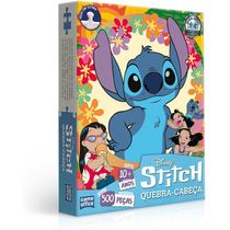 Quebra-Cabeça 500 Peças - Stitch e Lilo - Toyster