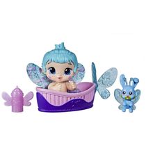 Boneca Glo Pixies Minis Aqua Flutter, Boneca que Brilha no Escuro Para Crianças a Partir de 3 Anos, Baby Alive