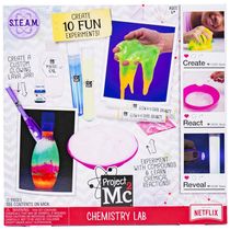 Kit de Química STEM com 10 Experimentos Divertidos e Interativos para Crianças Acima de 6 anos, Projeto MC2