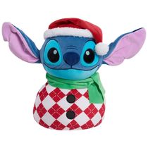 Pelúcia Stitch 30 cm de Altura, Tema Boneco de Neve com Tecido Super Macio para Crianças Acima de 3 Anos, Just Play