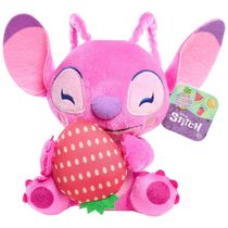 Pelúcia Angel Morango de 17 cm de Altura, para Crianças Maiores de 2 Anos, Lilo & Stitch