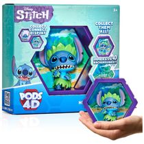 Brinquedo Stitch Hula PODS 4D Colecionável para Colecionadores, Crianças e Adultos, WOW! PODS, Azul