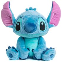 Pelúcia Stitch 22 cm de Altura com Bordados Detalhados, Orelhas Grandes e Função de Rir, Girar e Falar para Bebês e Crianças, Kids Preferred