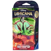 Jogo de Cartas Disney Lorcana Capítulo 1 Ruby Emerald, para Jogadores a Partir de 8 Anos, Ravensburger