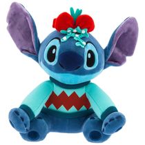 Pelúcia Stitch 35 cm de Altura, Tema de Natal para Crianças e Adultos, Disney, Azul