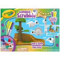 Animais de Estimação de Dinossauros e Toboágua Dinossauro com 12 Peças para Crianças Acima de 3 Anos, Crayola