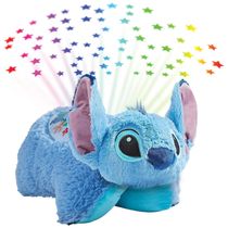 Pelúcia Stitch 27 cm de Altura com Projetor, 3 Modos de Cores e Temporizador de 20 Minutos para Crianças, Pillow Pets, Azul