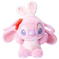 Pelúcia Stitch 27 cm de Altura, Coleção Lilo & Stitch para Crianças, MINISO, Rosa